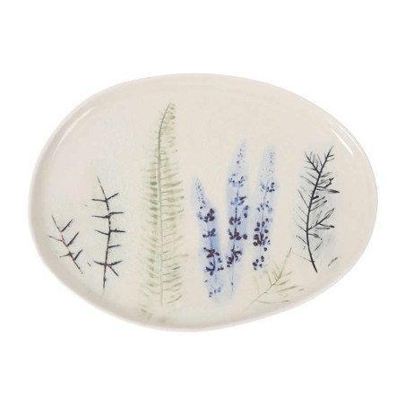 #-8- Bandeja Oval Foresta 34.5X26X2Cm