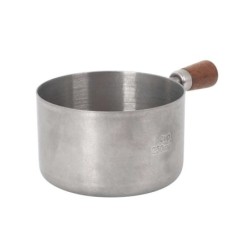 #-144-Salsera Plata Vieja Inox Vintage 8X5Cm 25Cl