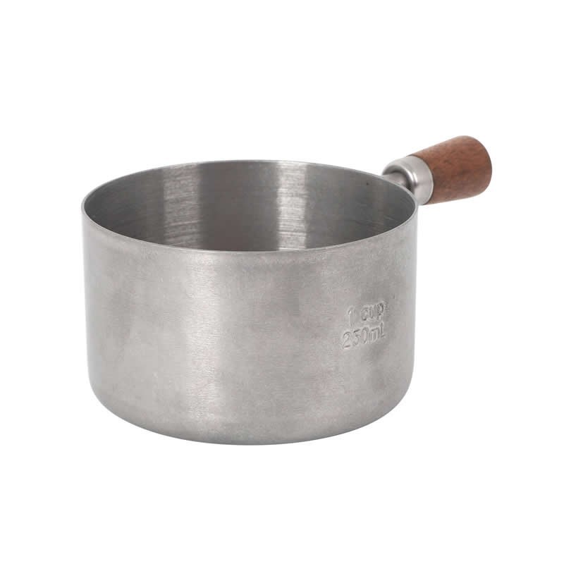 #-144-Salsera Plata Vieja Inox Vintage 8X5Cm 25Cl