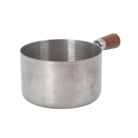 #-144-Salsera Plata Vieja Inox Vintage 8X5Cm 25Cl