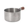 #-144-Salsera Plata Vieja Inox Vintage 8X5Cm 25Cl