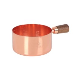 #-144- Salsera Cobre Inox Vintage 7X3.5Cm 12.5Cl