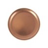 #-72- Plato Postre Cobre Viejo Inox Vintageø20Cm