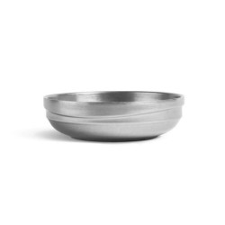 #-72- Bowl Plata Vieja Inox Vintage Ø14X4Cm 25Cl