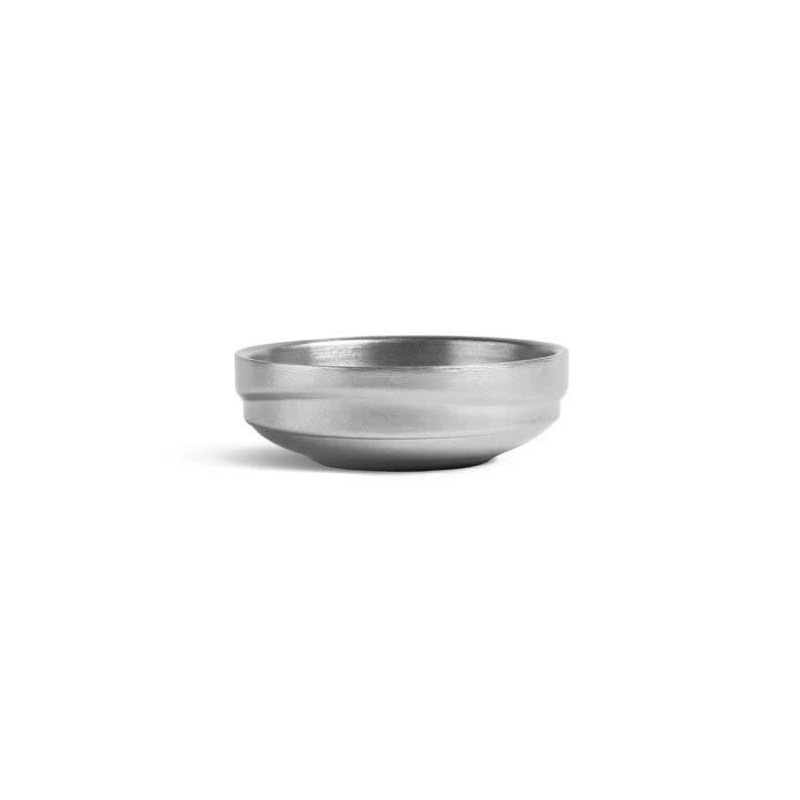 #-72- Bowl Plata Vieja Inox Vintage Ø9X3Cm 7Cl