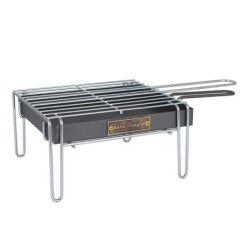 Parrilla Sobremesa Zincada 26X21X12Cm