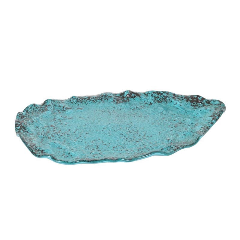 Bandeja Etnic Turquesa 32X25Cm (5Mm)