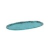 Bandeja Oval Turquesa  32X16X1.5Cm (5Mm)