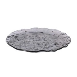 Plato Negro Ø28X2Cm (5Mm)