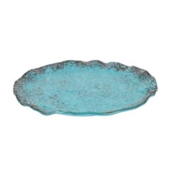 Plato Turquesa Ø28X2Cm (5Mm)