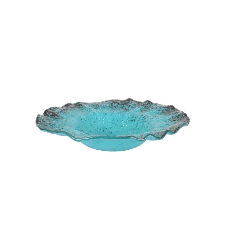 Plato Degustación Turquesa Ø24X5Cm(5Mm)