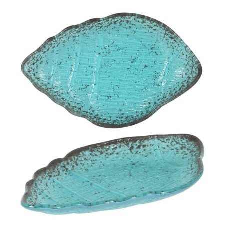 Bandeja Caracola Turquesa 21.5X14X2Cm (4Mm)