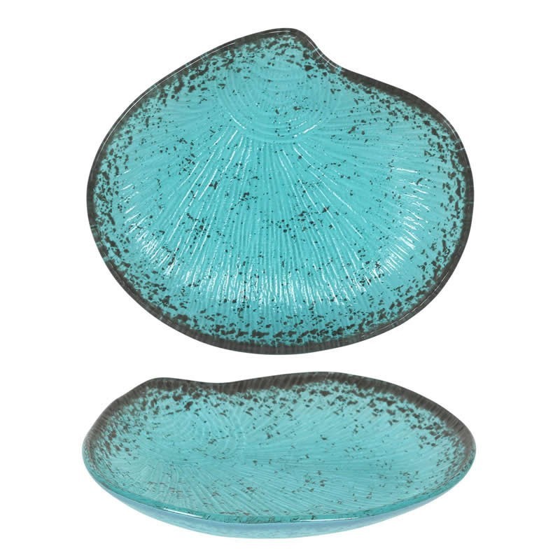 Bandeja Concha Turquesa 19X16X2Cm (4Mm)