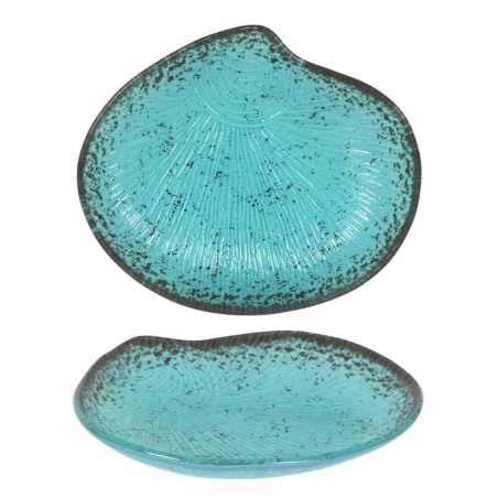 Bandeja Concha Turquesa 19X16X2Cm (4Mm)
