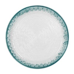 Plato Guajiro Turquesa Ø29X2.5Cm (4Mm)