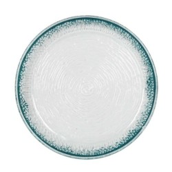 Plato Guajiro Turquesa Ø24X2.5Cm (4Mm)