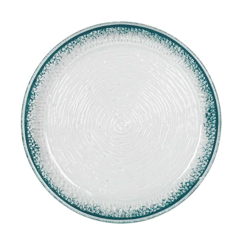 Plato Guajiro Turquesa Ø24X2.5Cm (4Mm)