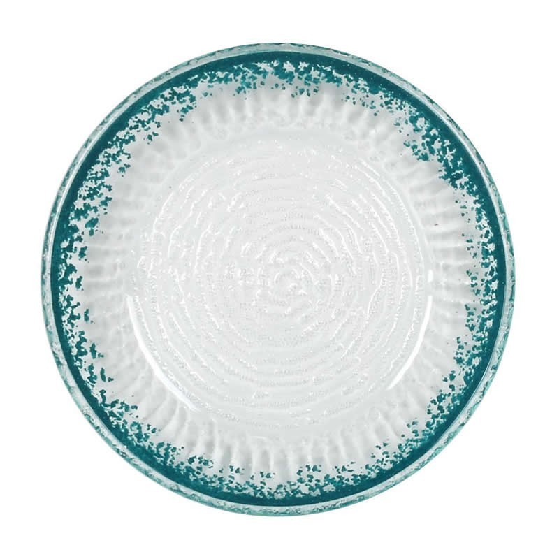 Plato Guajiro Turquesa Ø14X2.5Cm (4Mm)