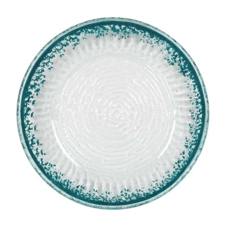 Plato Guajiro Turquesa Ø14X2.5Cm (4Mm)