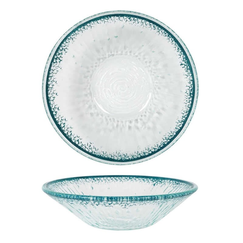 Bowl Guajiro Turquesa Ø18X4.5Cm (4Mm)