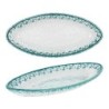 Bandeja Oval Guajiro Turquesa 23X10.5X2.5Cm (4Mm)