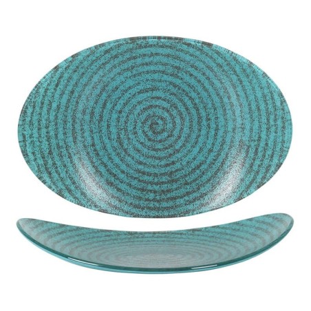 Bandeja Oval Escargot 30X21X5Cm(5Mm)