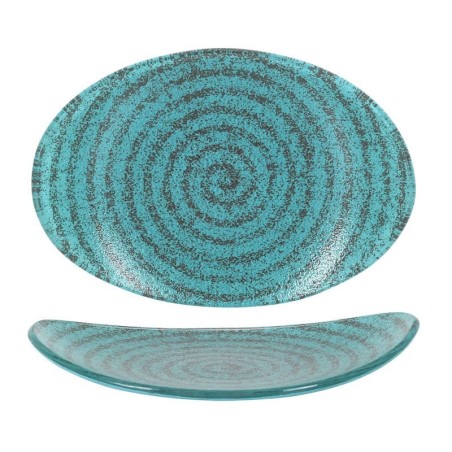 Bandeja Oval Escargot 19.5X14X2.5Cm(5Mm)