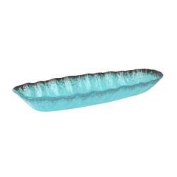 Bandeja Oval Turquesa 31X9X3.5Cm (4Mm)