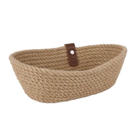 Cesta Yute Oval 25X10X7Cm