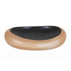 #-12- Plato Oval Stoneware 27X20X6Cm