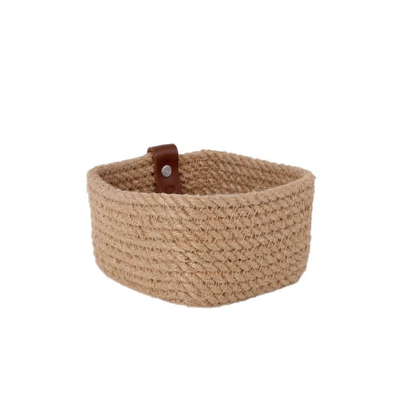 Cesta Yute Cuadrada 12X12X7Cm