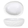 #-16-  Plato Oval Teide Blanco 20X16X6Cm