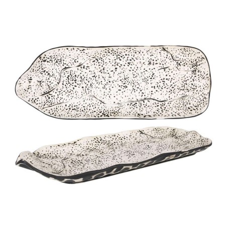 #-24- Bandeja  Rectangular Teide 35X13X4Cm