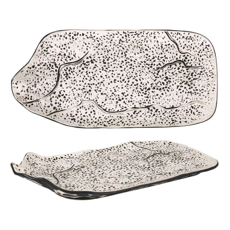 #-36- Bandeja  Rectangular Teide 27X13X4Cm