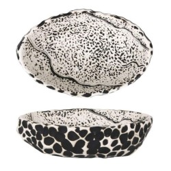 #-12-  Bowl Rectangular Teide 23X15X6Cm