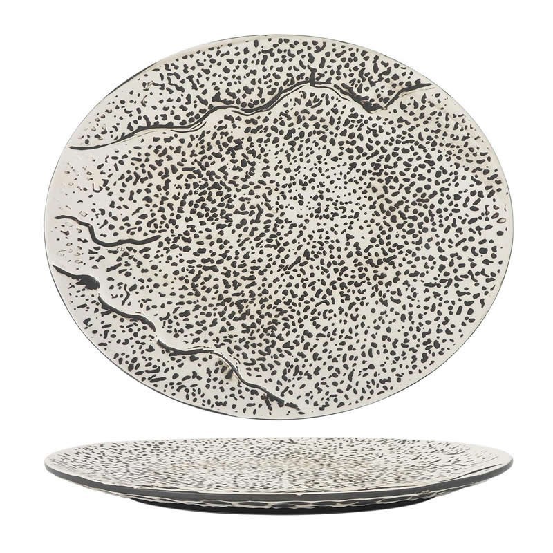 #-12-  Bandeja Oval Teide 32X26.5X2.5Cm