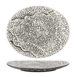 #-24-  Bandeja Oval Teide 24X20X3Cm