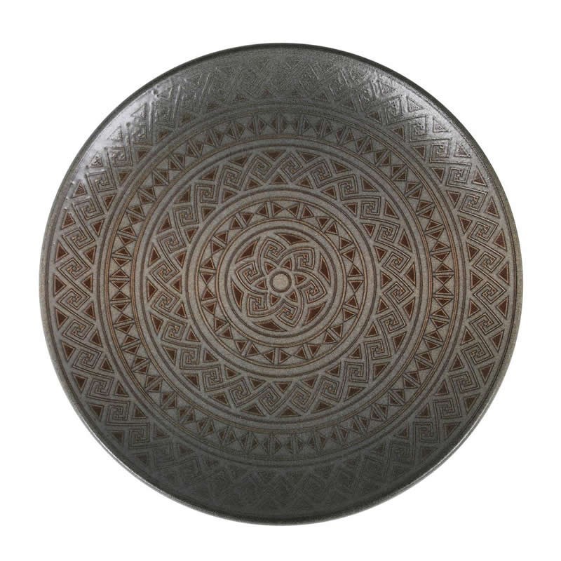 Plato Llano Gourmet Damasquino Ø25X2.5Cm