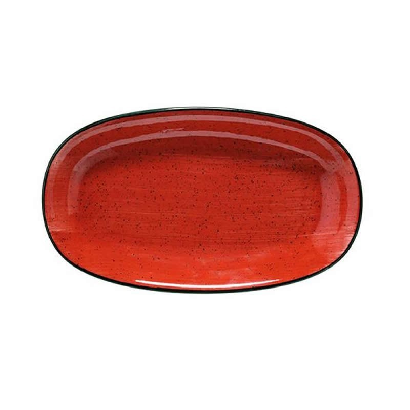 Fuente Oval 24X14.2Cm Passion Red