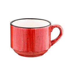 Taza Capuccino 18Cl Passion Gourmet Red