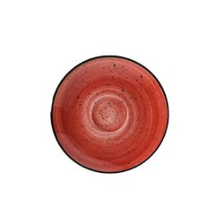 § Plato Cafe Ø13Cm Passion Gourmet Red