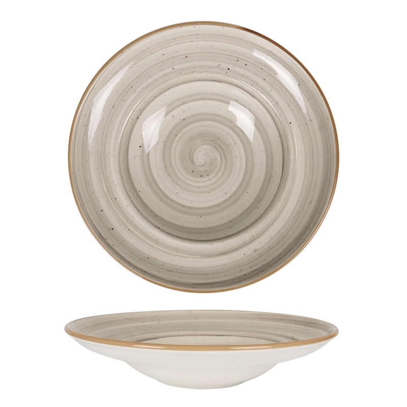 Plato Pasta Ø 30Cm Terrain Brown
