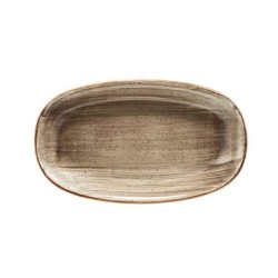 Fuente Oval 24X12.2Cm Terrain Brown