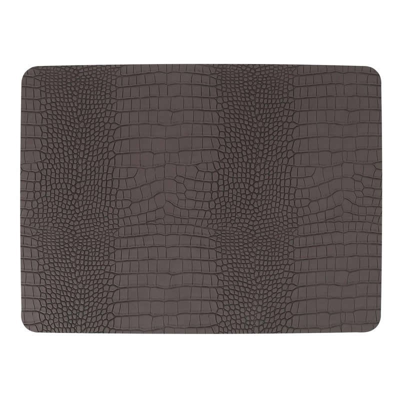 Individual Pvc Dark Grey 45X33Cm