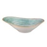 Bowl Oval 27X18 Cm Aqua Blue