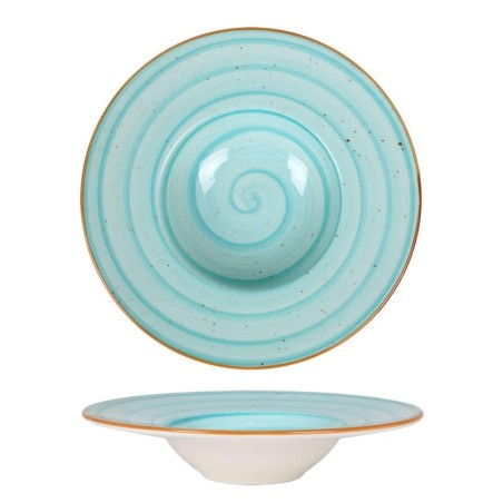 Plato Rissoto  Ø28Cm Aqua /Blue