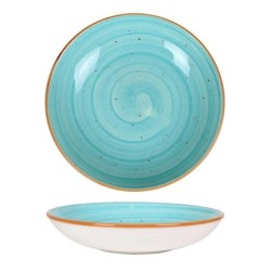 Plato Hondo Gourmet Ø23X4M Aqua