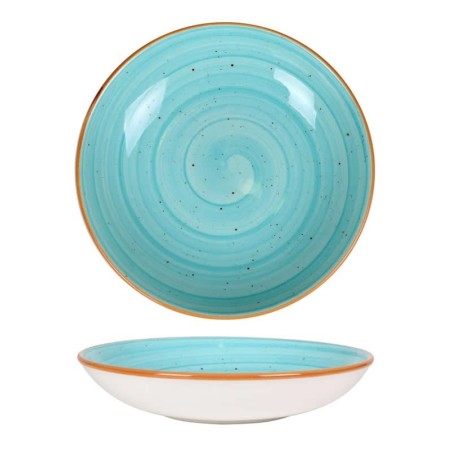 Plato Hondo Gourmet Ø23X4M Aqua
