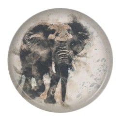 Plato Presentacion Elefante-Savanna  Ø32X2Cm