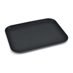 Bandeja Camarero Fiberglass Negra Antide45X65X2.2